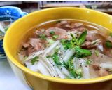 Hình bước làm 2 của món Gân bò nấu mì Chũ