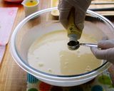 A picture of step 6 of Chewy Baked Custard / Strawberry and Pineapple Clafoutis.