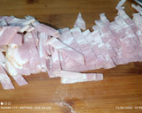 Foto del paso 2 de la receta: Arroz frito con currys, setas y bacon