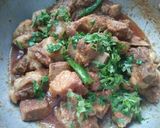 A picture of step 3 of Karahi Gosht.