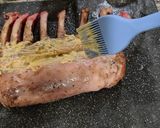 A picture of step 3 of Lamb Chops with Mustard and Parmesan.