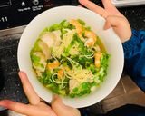 Hình bước làm 7 của món Mì trứng tôm thịt heo