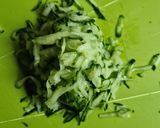 A picture of step 1 of Tzatiki.