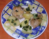 Foto del paso 9 de la receta: Pollo con papas a la crema