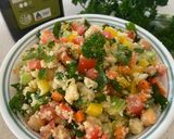 A picture of step 4 of Couscous Veg Salad.