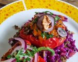 Foto del paso 7 de la receta: Pimientos rellenos de lentejas y arroz