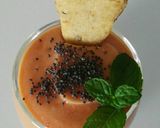 Foto del paso 14 de la receta Chupitos de crema de queso curado con salmorejo y sablés crujientes de anchoa (con y sin Tmx)