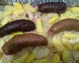 Savanyú káposzta ágyon sült hurka recept fázis 2 fotója