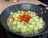 Foto del paso 4 de la receta Curry rojo de garbanzos