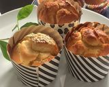 Une image de l'étape 11 de 🍮Madeleines 🥚moelleuses orange 🍊fleur d’oranger 🥄🥀.