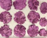 A picture of step 5 of Rice Flour Purple Sweet Potato Pancakes.