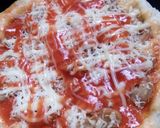 Foto langkah ke 9 dari resep Pizza teflon anti gagal tanpa telur.