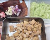 Foto langkah ke 1 dari resep Tumis Labu dan Tahu.
