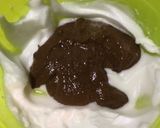 Foto langkah ke 3 dari resep Souffle Pancake Chocolate with Herbalife Shake (Diet) 394 kalori.