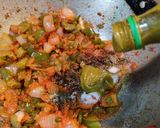 A picture of step 2 of Chilli paneer street style.
