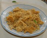 A picture of step 2 of Cluster beans Paruppu usili.