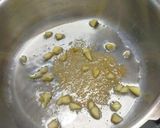 A picture of step 1 of Masoor Dal with Spinach.