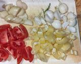 Párolt hekk vele készült zőldségekkel recept fázis 2 fotója