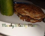 A picture of step 6 of Meen's Egg Burrito.