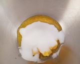 A picture of step 2 of Lime sponge cake.