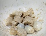 Foto langkah ke 2 dari resep Spaghetti Tumis Tahu dan Telur Puyuh.