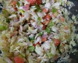 A picture of step 1 of Vegetables loaded Paratha.