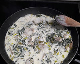 Foto del paso 2 de la receta: Pasta verde con espinacas y champiñón