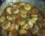 A picture of step 3 of Banana curry.