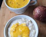 Une image de l'étape 3 de Riz au lait coulis mangue, passion.