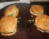 Foto del paso 5 de la receta: Bocaditos de hamburguesas de trucha con panceta