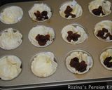 A picture of step 6 of Raisins-Pistachio Baklava.