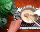 Kókuszkrémes-mézes szelet recept fázis 1 fotója