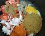 A picture of step 1 of Beef varattiyadhu.