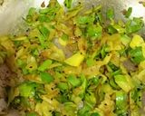A picture of step 2 of Aloo Potoler Khosar(peels) chorchori.