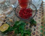 Pomegranate mojito mocktail