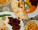 A picture of step 3 of Bhindi chicken,fruit chat & homemade yogurt.