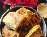 A picture of step 4 of Sweet corn roti pocket.