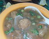 A picture of step 6 of Leftover Radish manchurian soup.