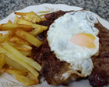 Foto del paso 5 de la receta: Bifes de costilla a caballo con papas fritas
