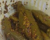 A picture of step 2 of #cook pad India##green chilli long stuffed pickle#.
