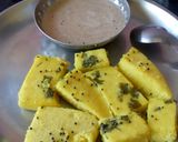 सूजी और बेसन का ढोकला (Suji aur besan ka dhokla recipe in hindi) रेसिपी चरण 5 फोटो
