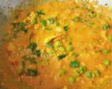 A picture of step 4 of Turmeric vegetable.