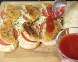 A picture of step 10 of Anday Wala burger.