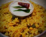 A picture of step 8 of Swaminarayan Temple Khichdi.