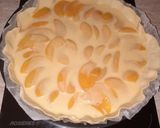 Une image de l'étape 1 de Tarte aux pêche 🍑 mi cuite.