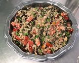 Une image de l'étape 11 de Salade de riz aux tomates, petits pois, haricots de mer et maquereaux.