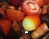 A picture of step 1 of Vegetables juice.