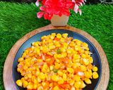 A picture of step 3 of Corn Chaat.
