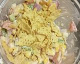 A picture of step 3 of Nachos Chaat.
