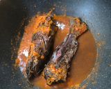 Foto langkah ke 3 dari resep Gulai pedas Ikan asap kepala mayung.